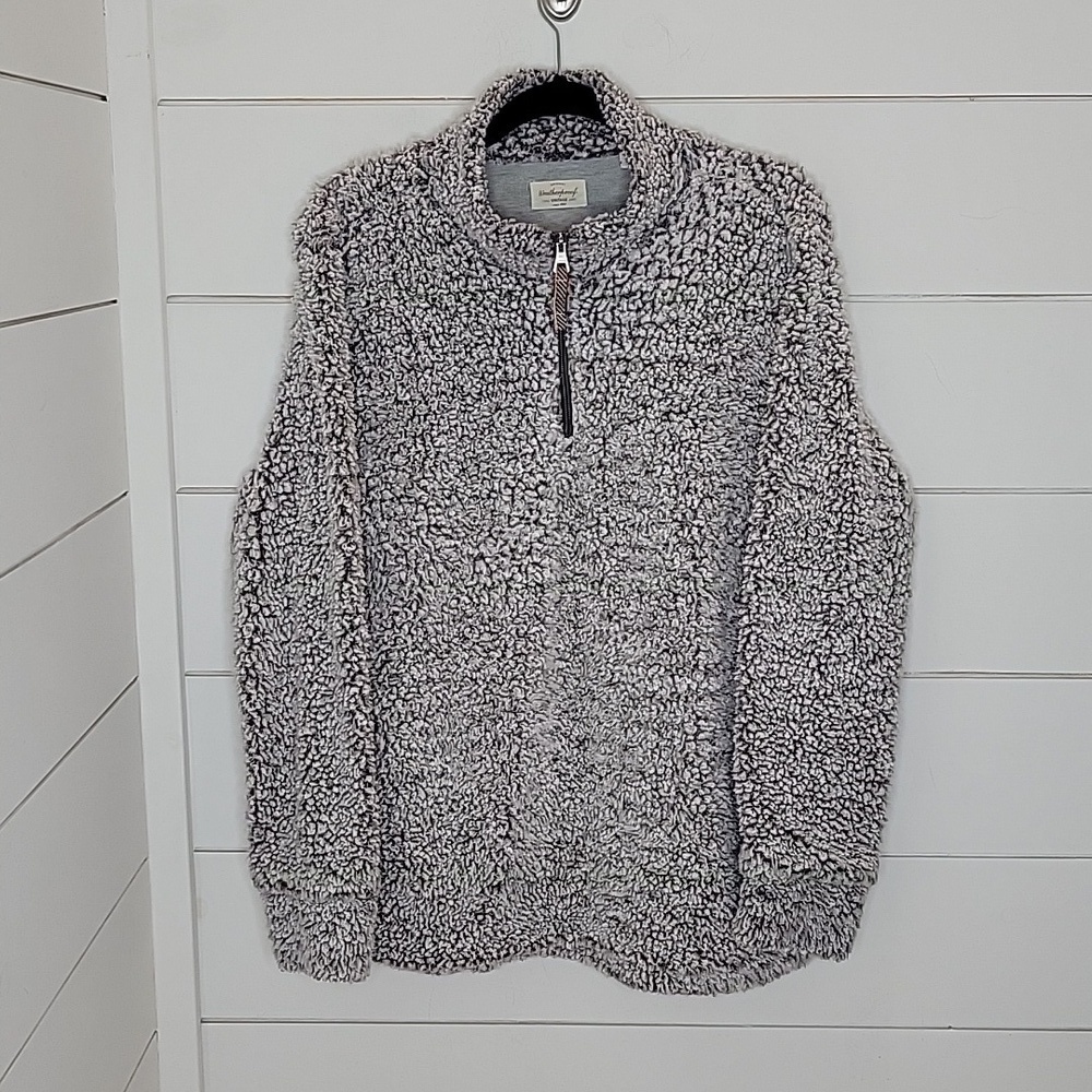 Weatherproof XL grey pullover fleece top